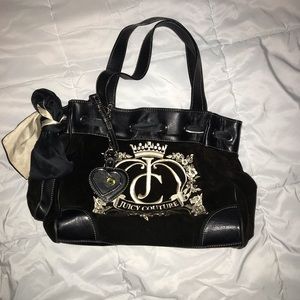 JUICY COUTURE cute black and beige bag